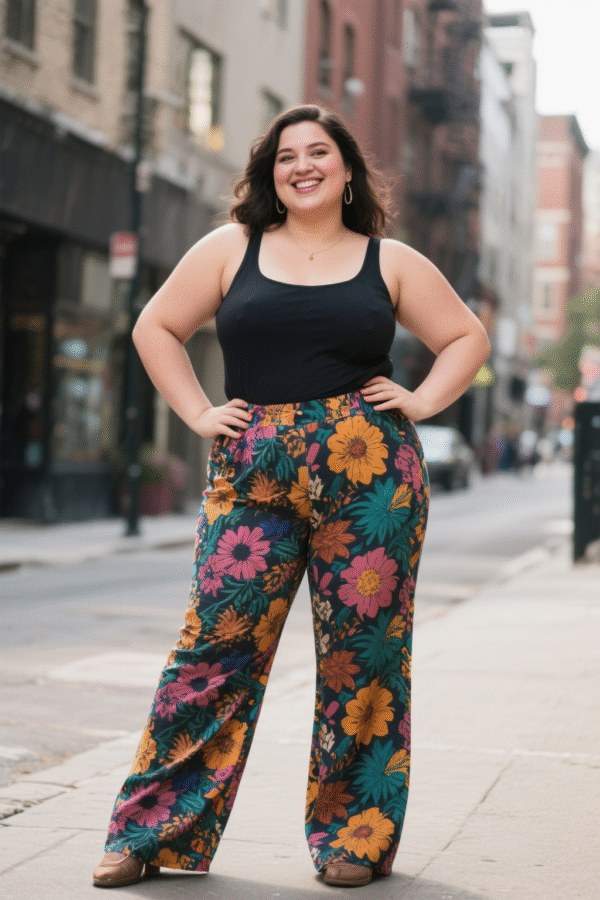 Pantalón Estampado Flow