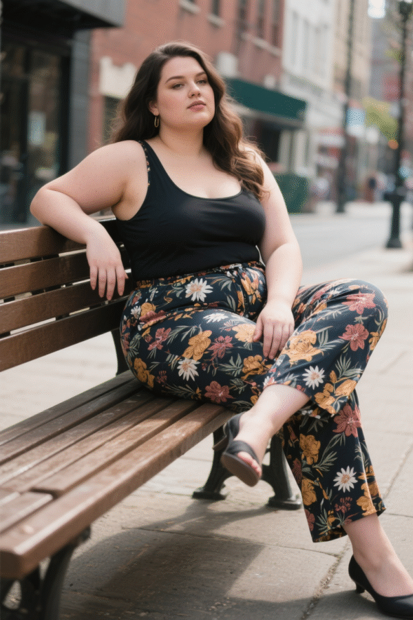 Pantalón Estampado Flow