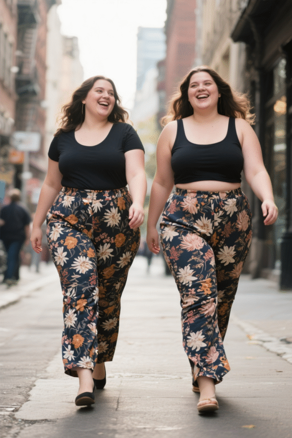 Pantalón Estampado Flow